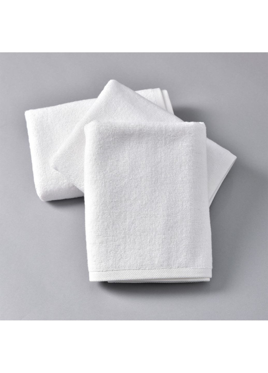 Полотенце махровое гостиничное 50х90 IDEIA однотонный белый