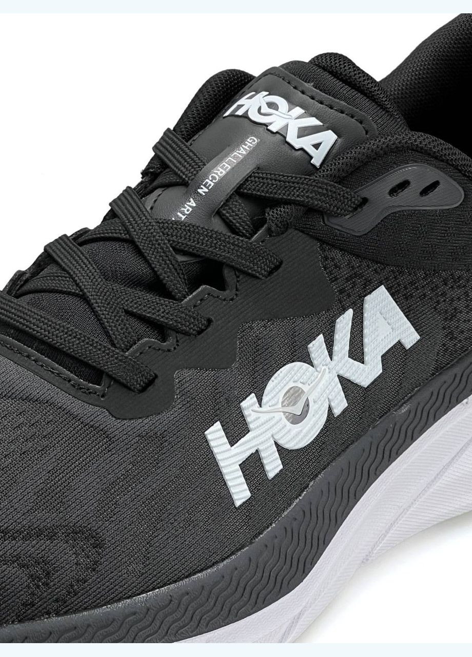 Чорно-білі Літні кросівки чоловічі hoka No Brand Challenger ART 7 Black White