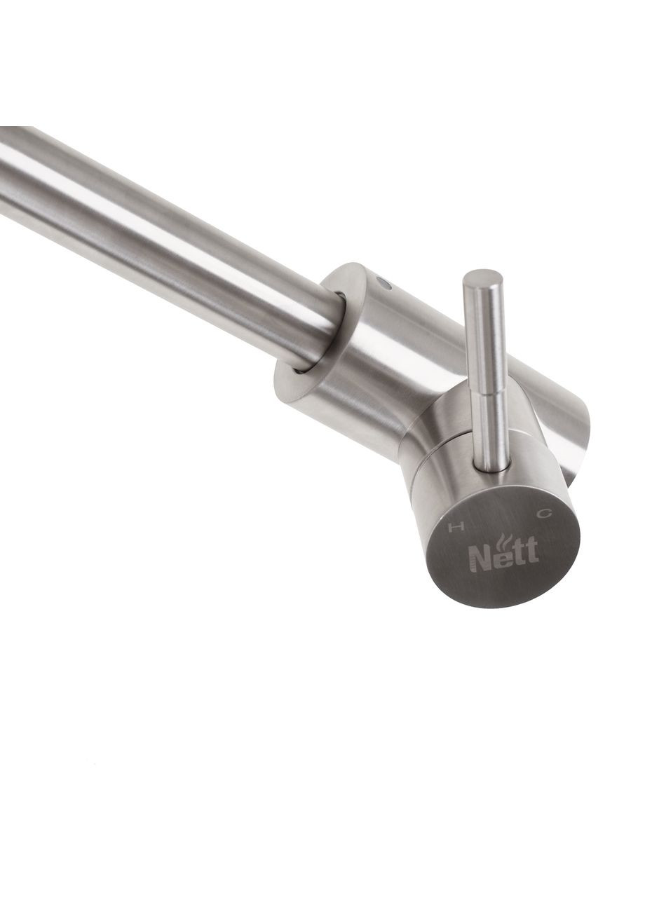 Кухонний змішувач із нержавіючої сталі на 1 воду WS-33 Nett (336933104)