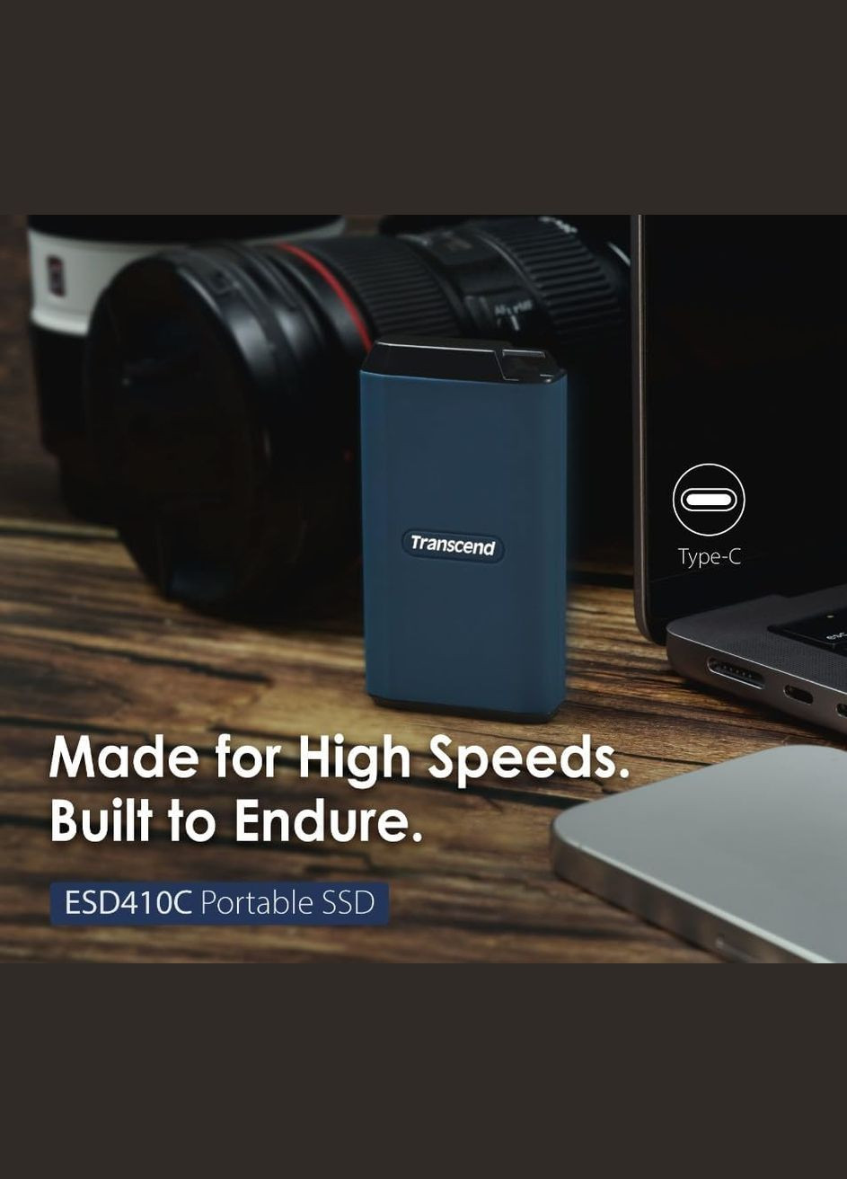 Портативный SSD 1TB USB 3.2 Gen 2x2 Type-C ESD410C Transcend (322245658)