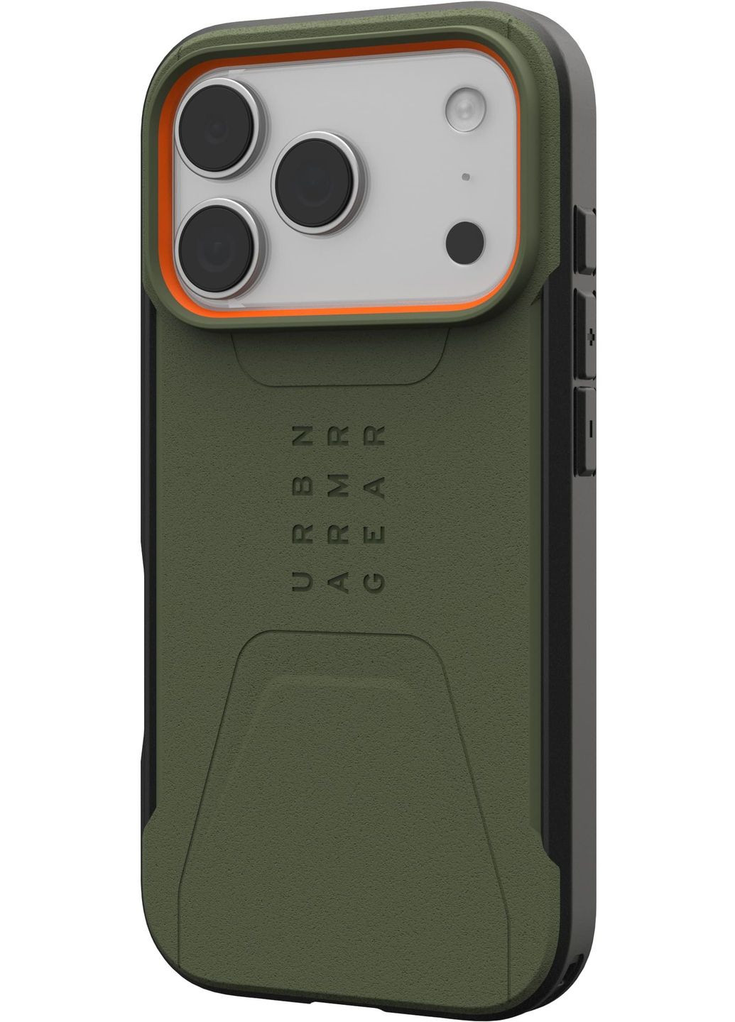Чехол для iPhone 17 Pro, Civilian MagSafe, Olive/Orange (114545117297) UAG (372465873)