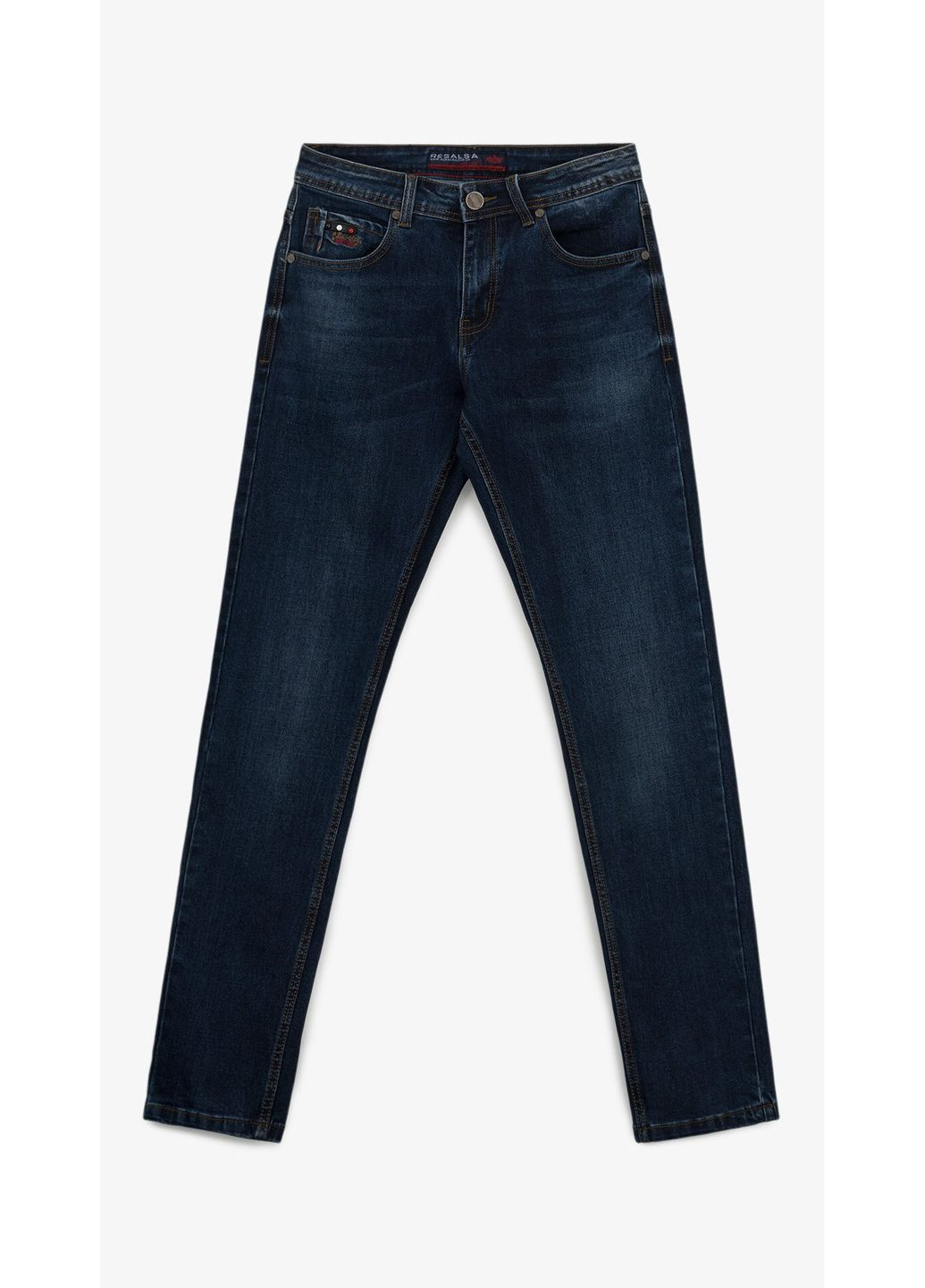 Джинси однотонні чоловічі RB0081DT shop (2000999259005) No Brand Slim Fit (370984495)