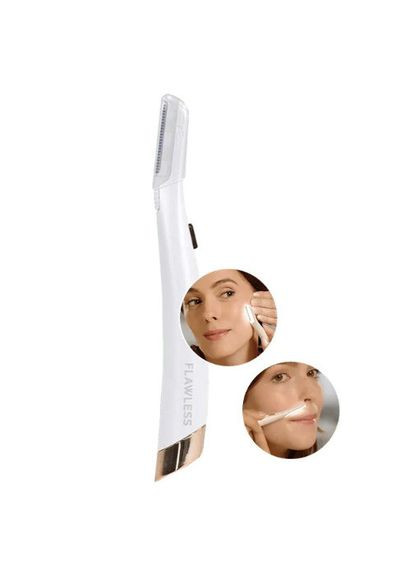 Эпилятор-пемза для ног Dermaplane Glo, Женская электробритва для удаления волос NL-580 из тела Flawless (352770522)