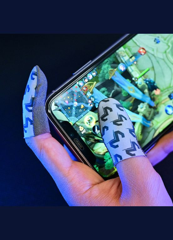 Ігрові напальчники FS02 для гри на телефоні / смартфоні для ігор Pubg mobile Call of Duty Standoff 2 Memo (305199865)