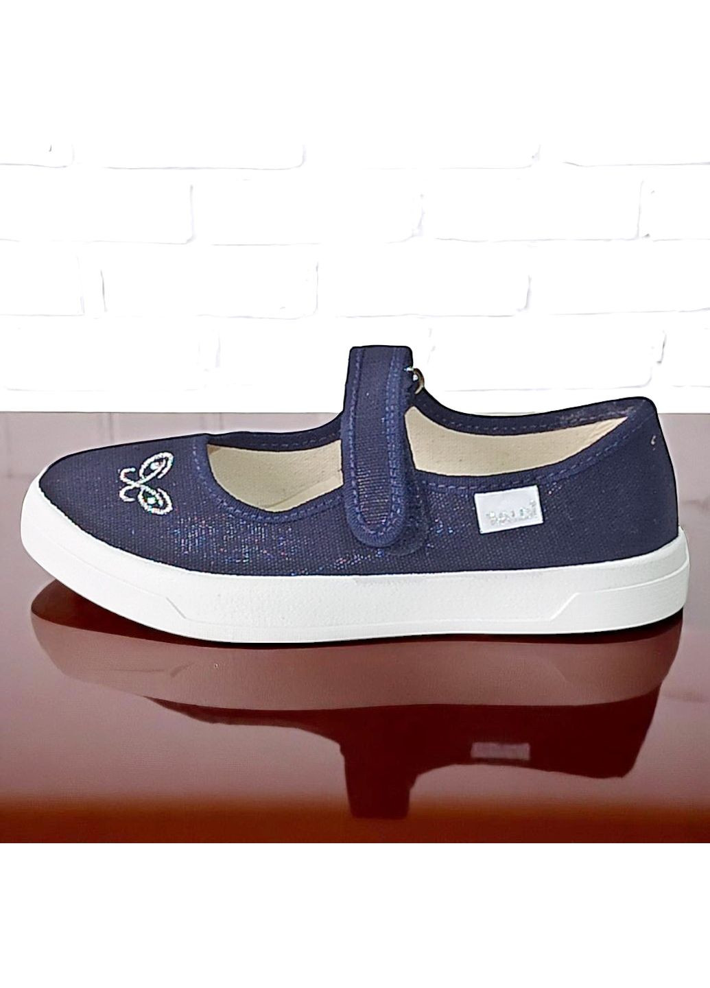 Ортопедичні тапочки капчики на липучці для дівчинки змінка до школи Waldi (336147360)