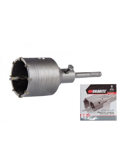 Сверло корончате GM для бетону 65 мм 8 зубців з хвостовиком 22*110 мм SDS-PLUS (2-08-065) Granite (322705543)