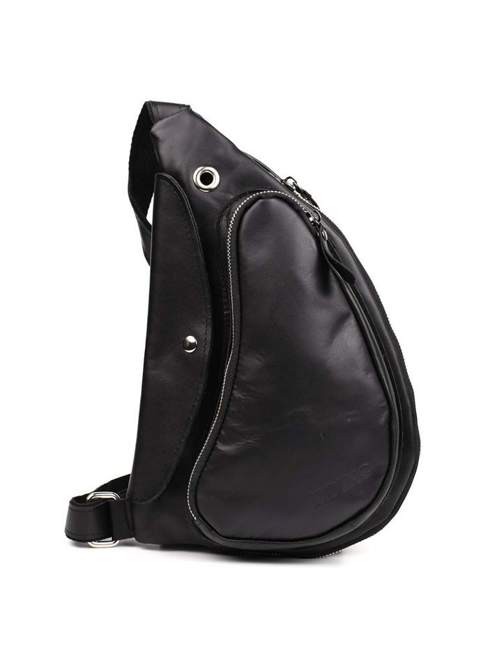 Кожаный рюкзак слинг tid3026GA черная наппа Tiding (315772240)