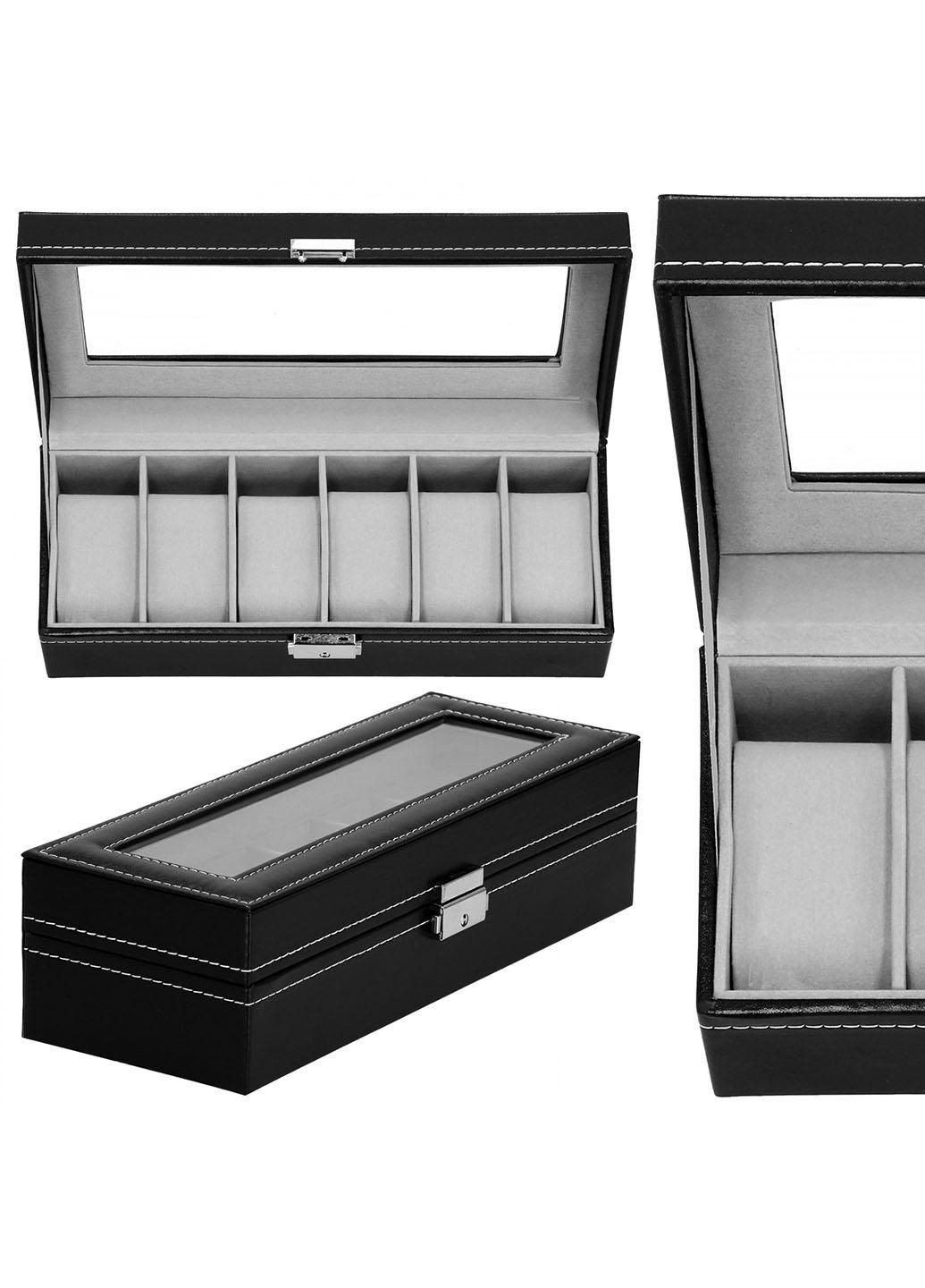 Скринька (органайзер) для зберігання годинників 31.5 x 11 x 8 см HA1053 Springos (290663806)