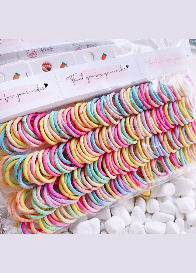 Набір гумок для волосся Color 2 11679 12 шт/уп Fashion (364767263)