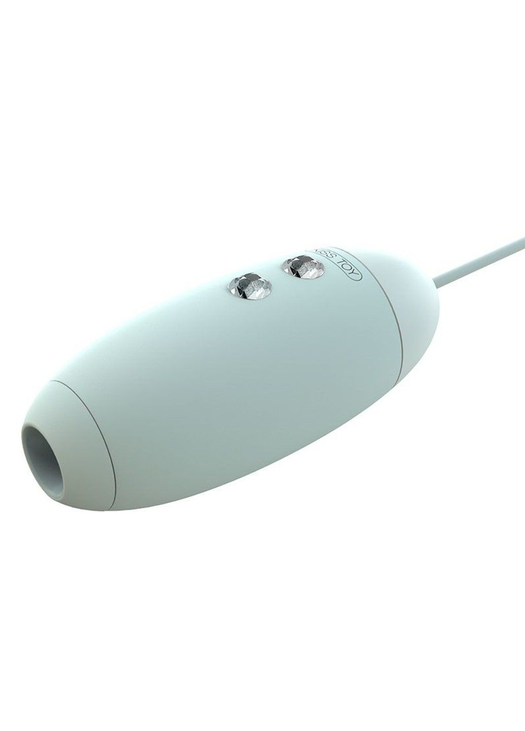 Вакуумный стимулятор с виброяйцом 2-в-1 Miss VV Cyan KisToy (316156219)