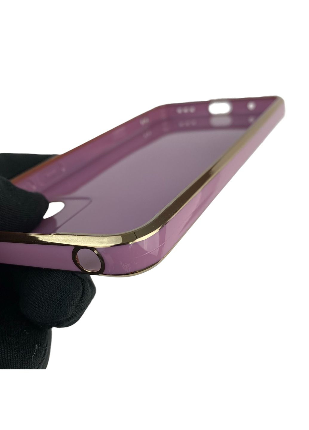 Чехол для Moto E13 PAXT0034 с кольцом MagSafe с золотой окантовкой на моторола мото е13 черничный gs1 Motorola (366229209)