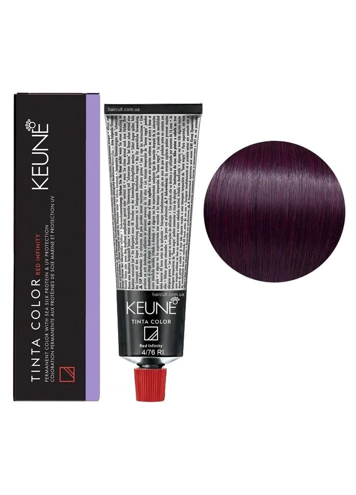 Стійка фарба для волосся Tinta Color 4.76 RI Purple Mahogany Brown 60 мл Keune (341318415)