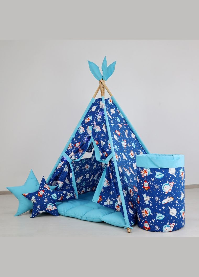 Домик Вигвам Космонавт БОН БОН + корзина для игрушек. Полный комплект! No Brand (316256970)