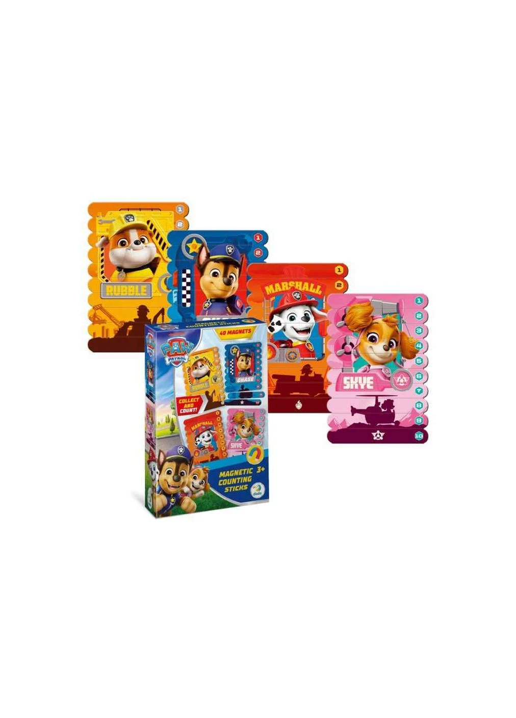 Палочки магнитные "Paw Patrol" для счета Герои-спасатели 40эл. Dodo (400253285)