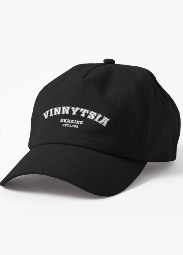 Кепка Унісекс з патріотичним принтом Vinnytsia Est 1363 Ukraine Вінниця Malfini (318402145)