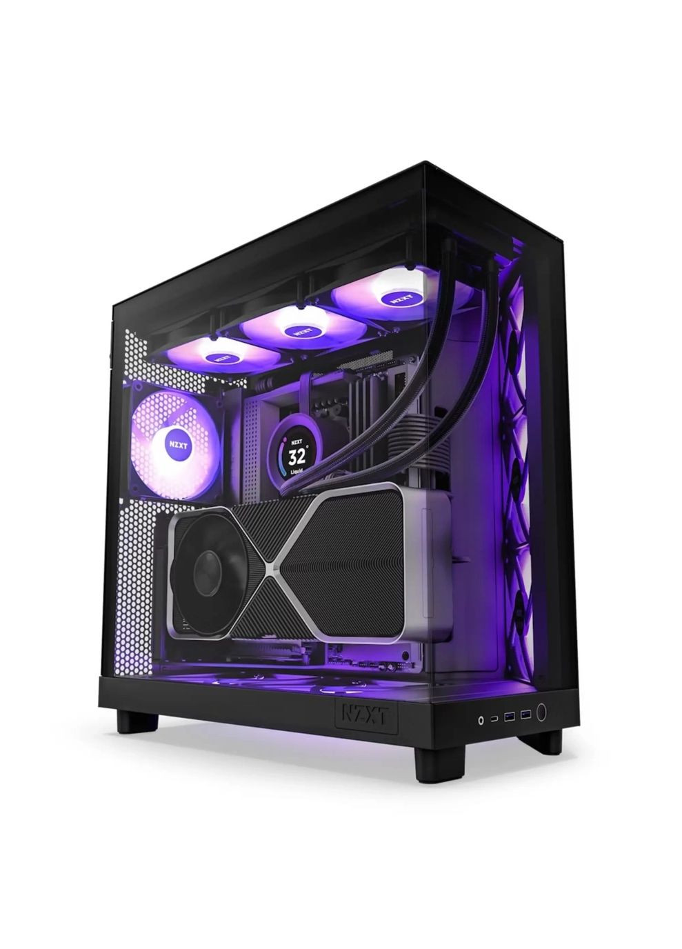 Корпус H6 Flow RGB Black (CC-H61FB-R1) без БЖ NZXT (365749068)
