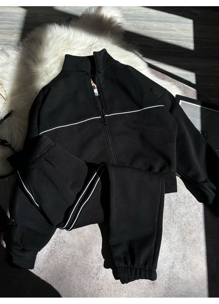 Жіночий теплий костюм з м’якої тринитки – Розмірна сітка в описі GD/GL Модний простір (364966509)