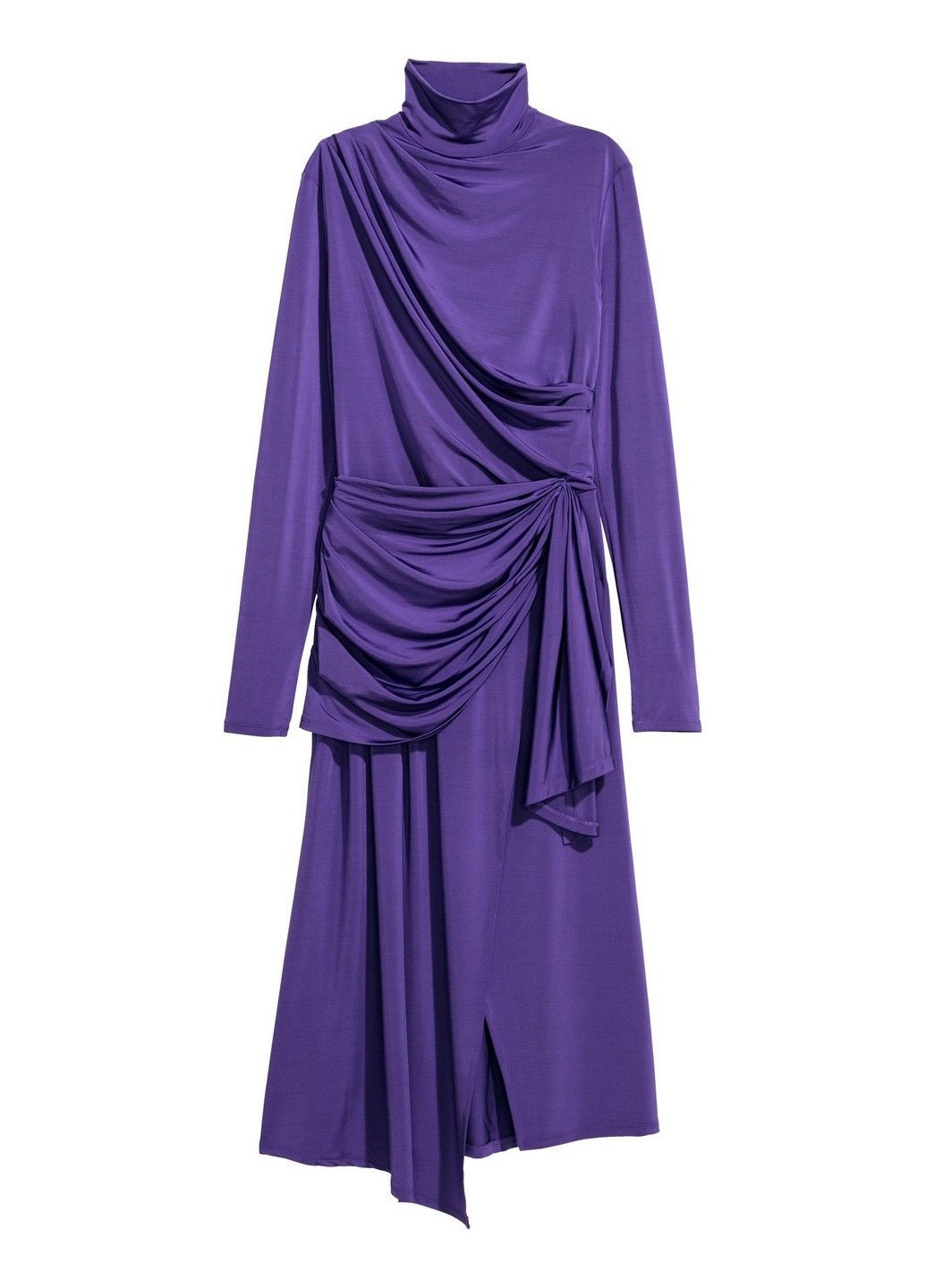 Фіолетова кежуал сукня H&M однотонна