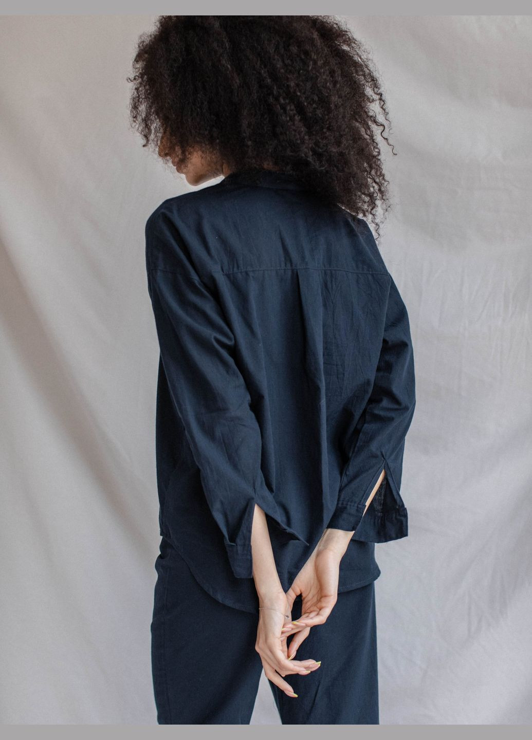 Синя піжама жіноча з вареної бавовни navy s Leglo