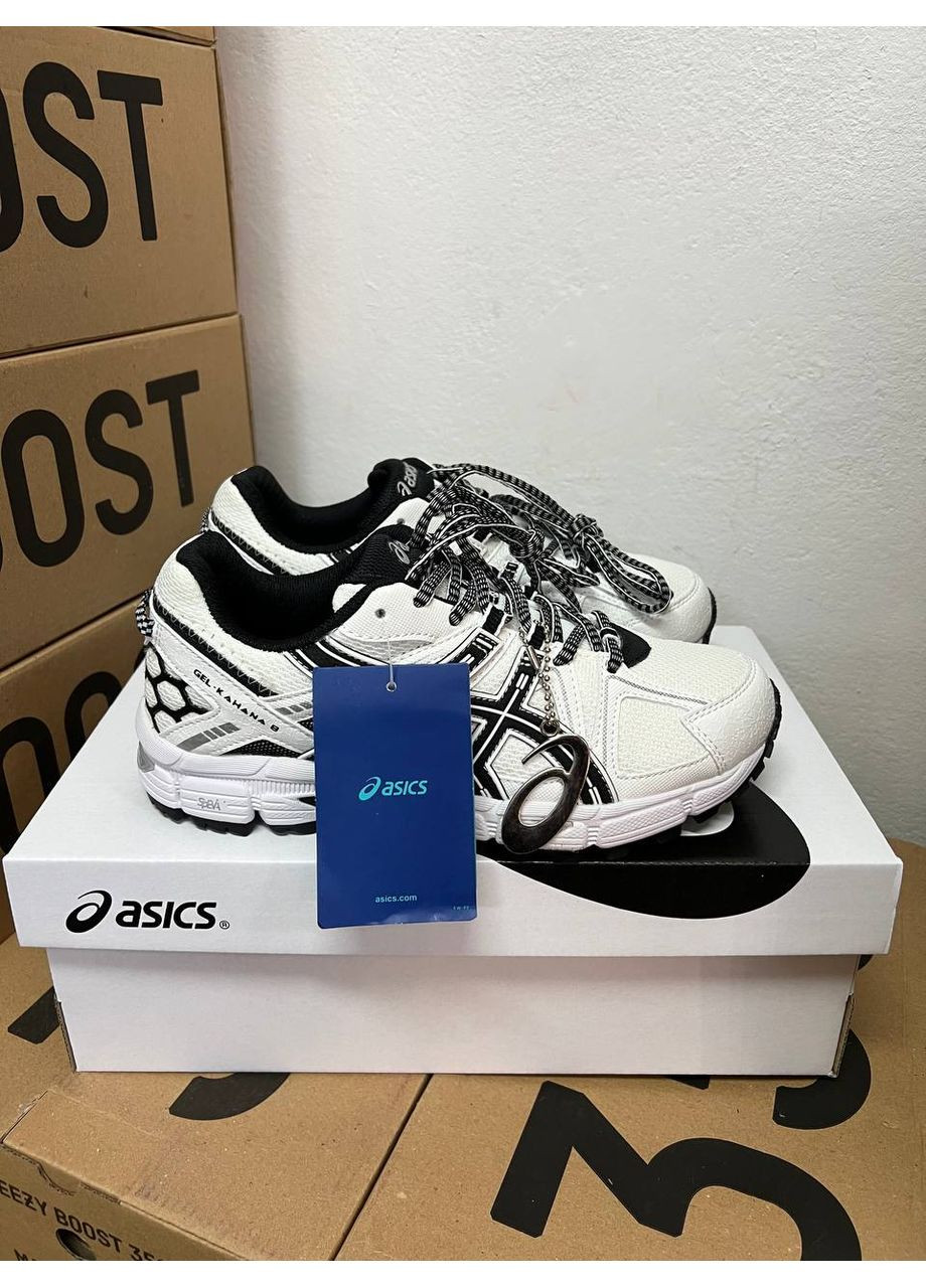 КРОССОВКИ ЖЕНСКИЕ ASICS GEL-KAHANA 8 WHITE BLACK АСИКС ГЕЛЬ КАХАНО No Brand чёрные демисезоны (367171234)