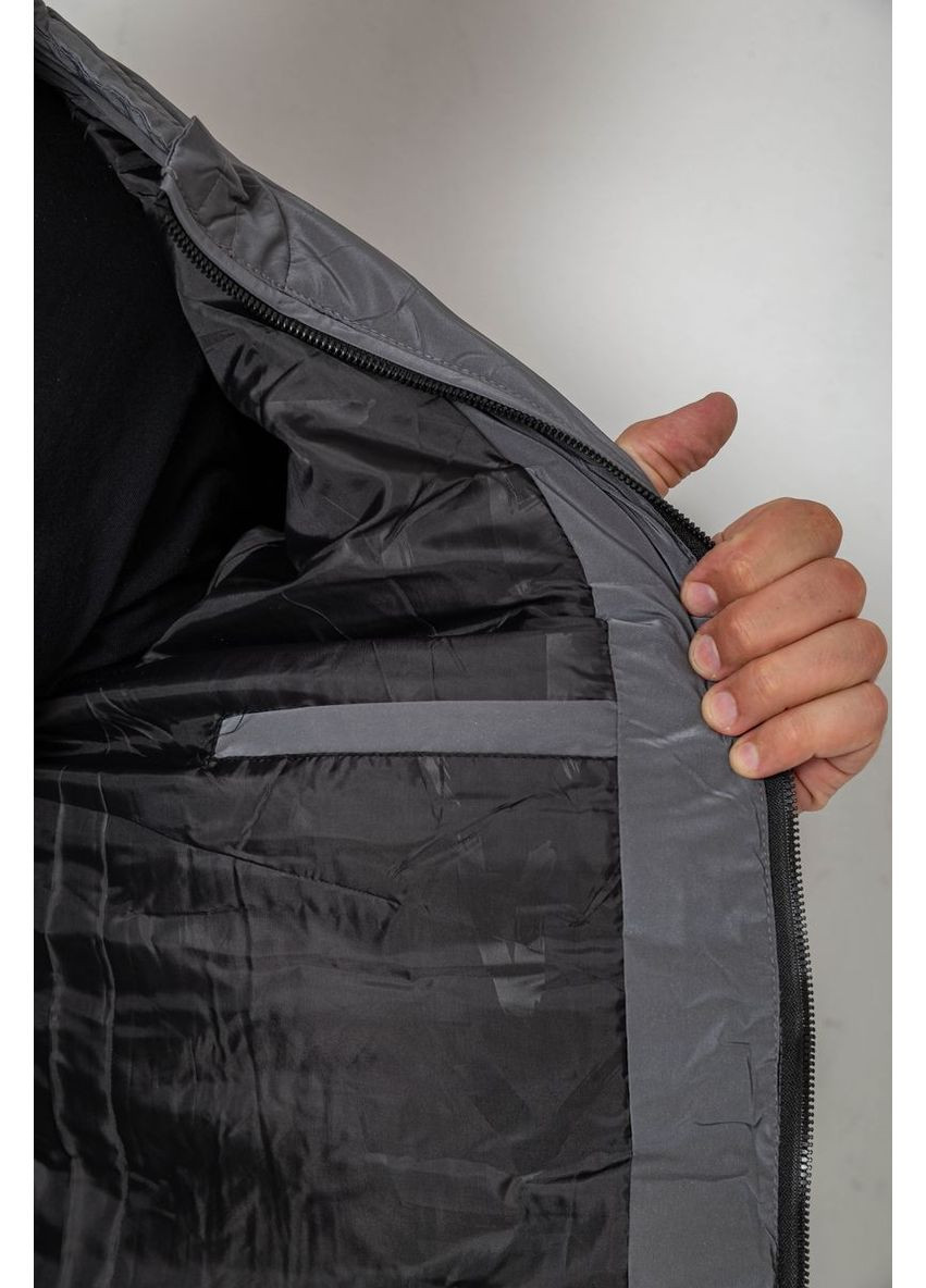 Серая демисезонная куртка мужская демисезонная Ager 214R827К