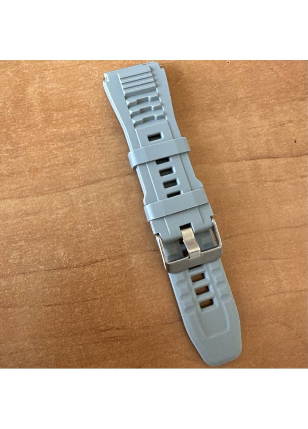 Ремінець сірий каучуковий розмір 24 Besta (350197284)