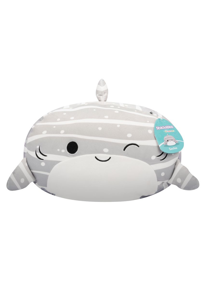 Мягкая игрушка Squishmallows — Китовая акула Сачи (Sachi) — 30 см Kellytoy (394245398)