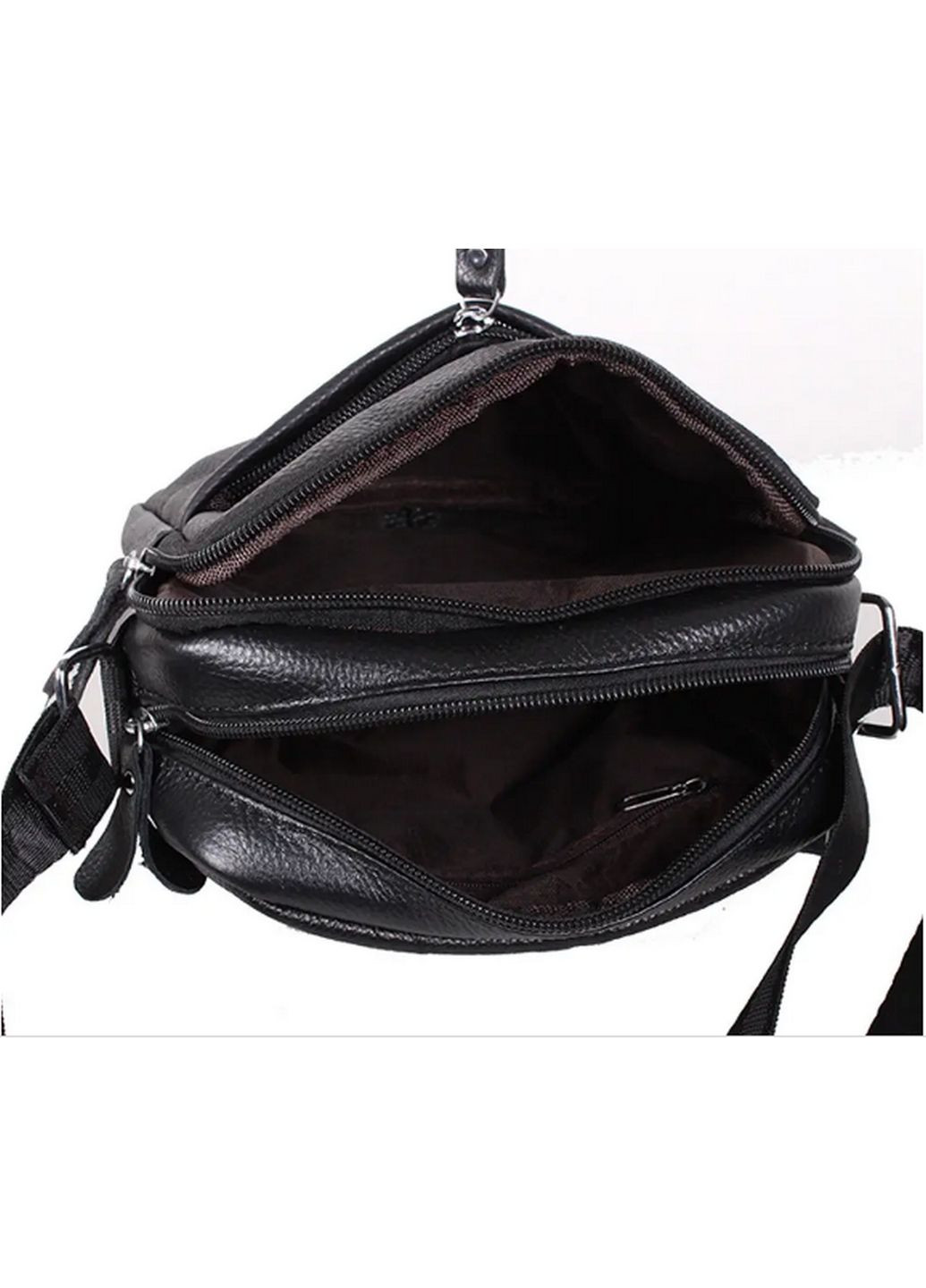 Чоловіча шкіряна сумка через плече 22х19х5 см Tiding Bag (315868893)