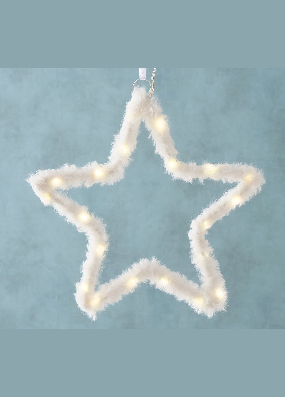 Новогодняя подвеска "Звезда" LED лента 55 см (2xAA 1.5V) (2005353) Гранд Презент (305412805)