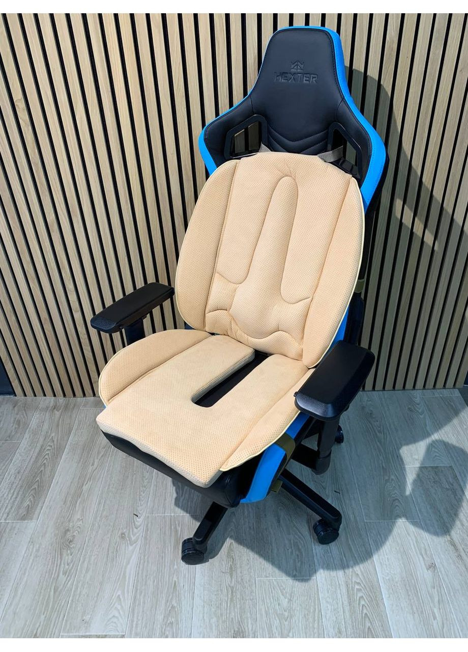 Топовий комплект з натуральної алькантари Ekkoseat 2. Game-12AL-301 Беж Ekko Seat (353718837)