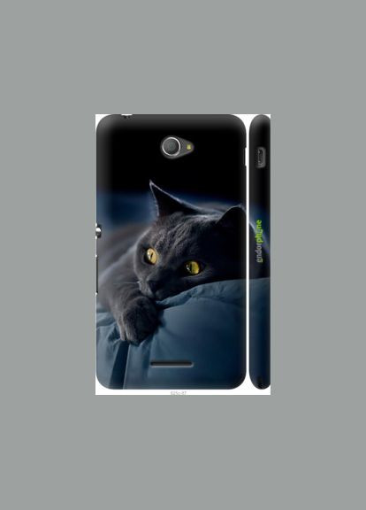 Чехол на Sony Xperia E4 Dual E2115 Дымчатый кот "825m-87-2448" Endorphone (348079195)