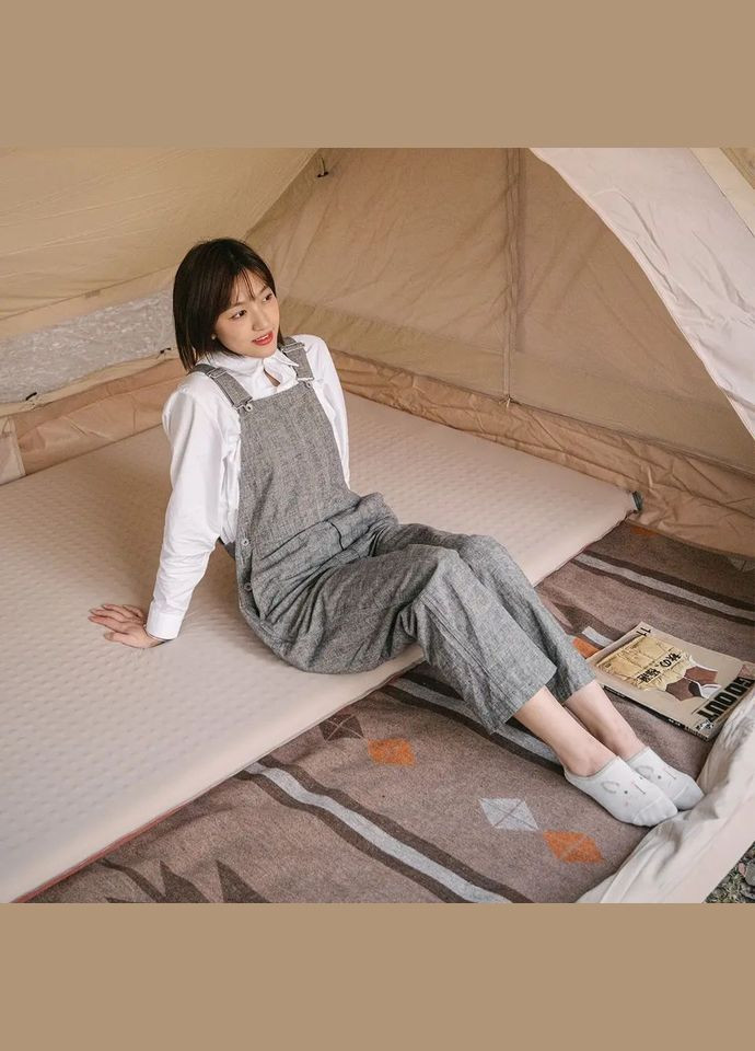 Матрац cамонадувний 6 см подвійний NH21FCD11, хакі (A-016881) Naturehike (317351890)