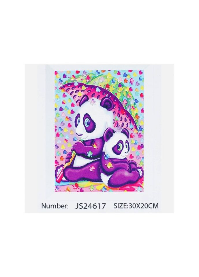 Алмазна мозаїка Панди, (30х20 см) TK Group (316262029)