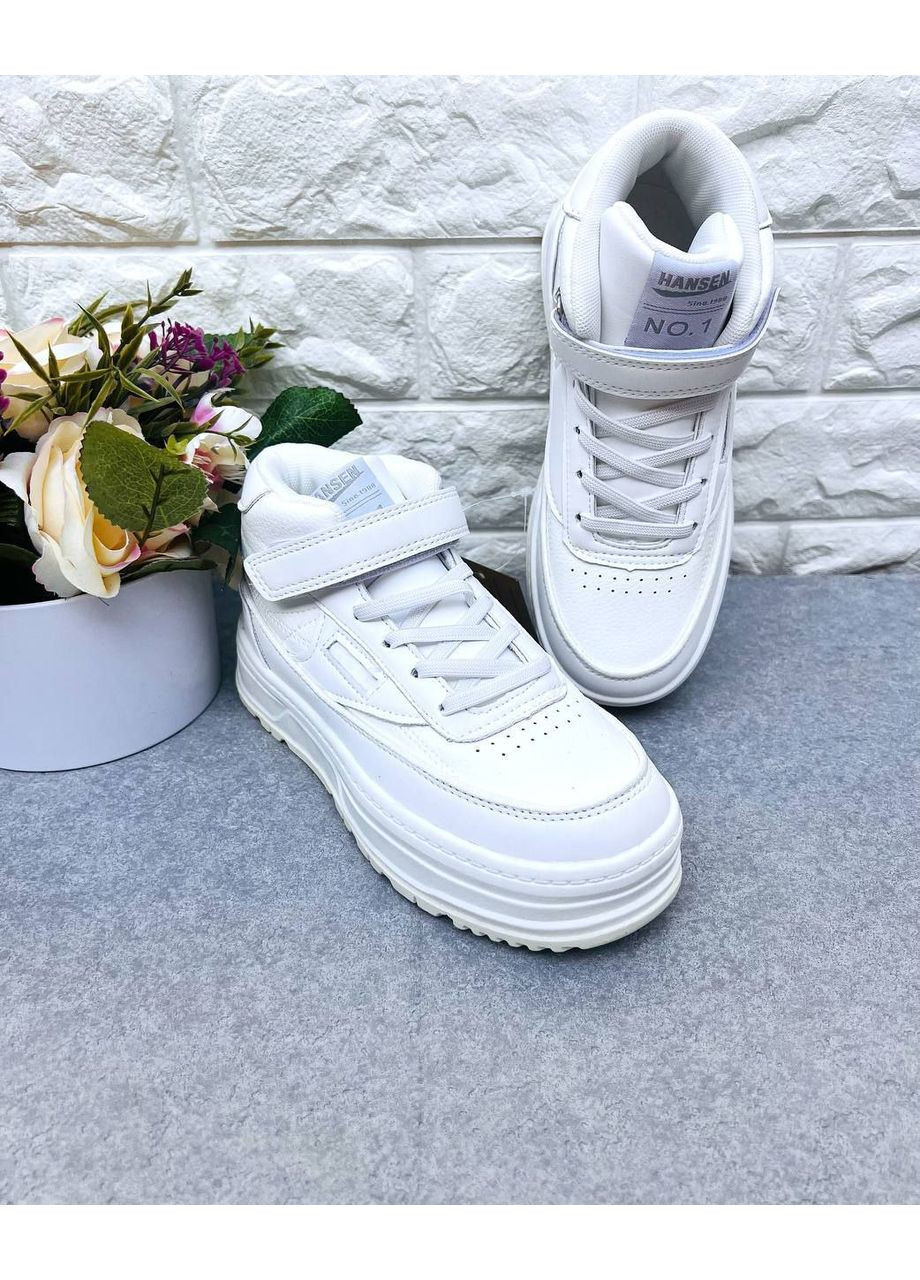 Білі круті хайтопи унісекс Clibee