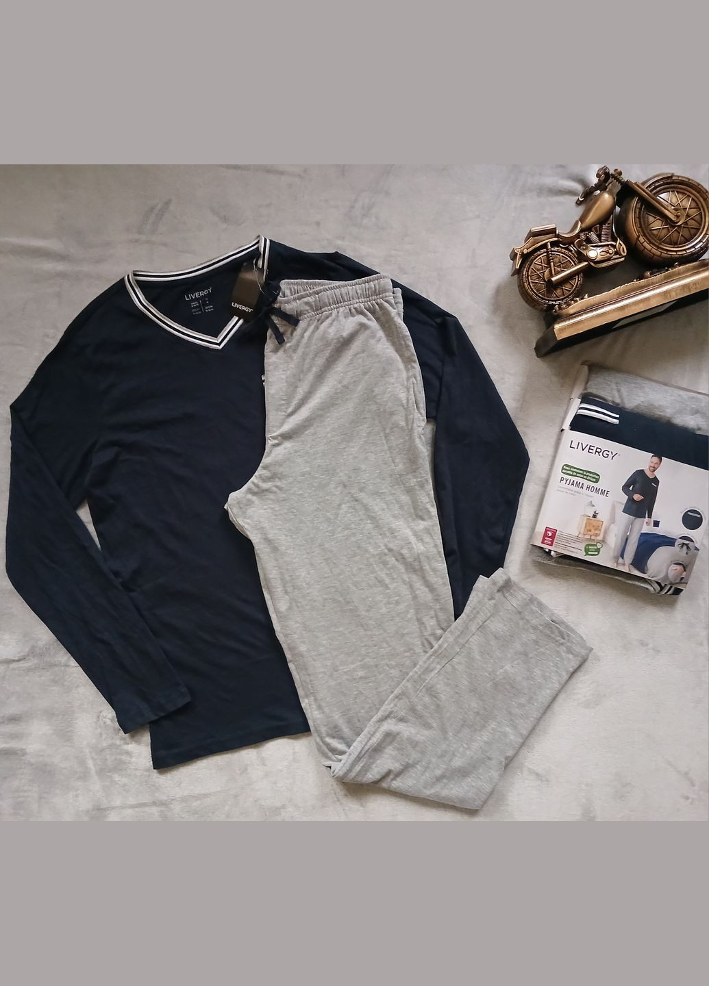 Чоловічій піжама домашній одяг Livergy (315779856)