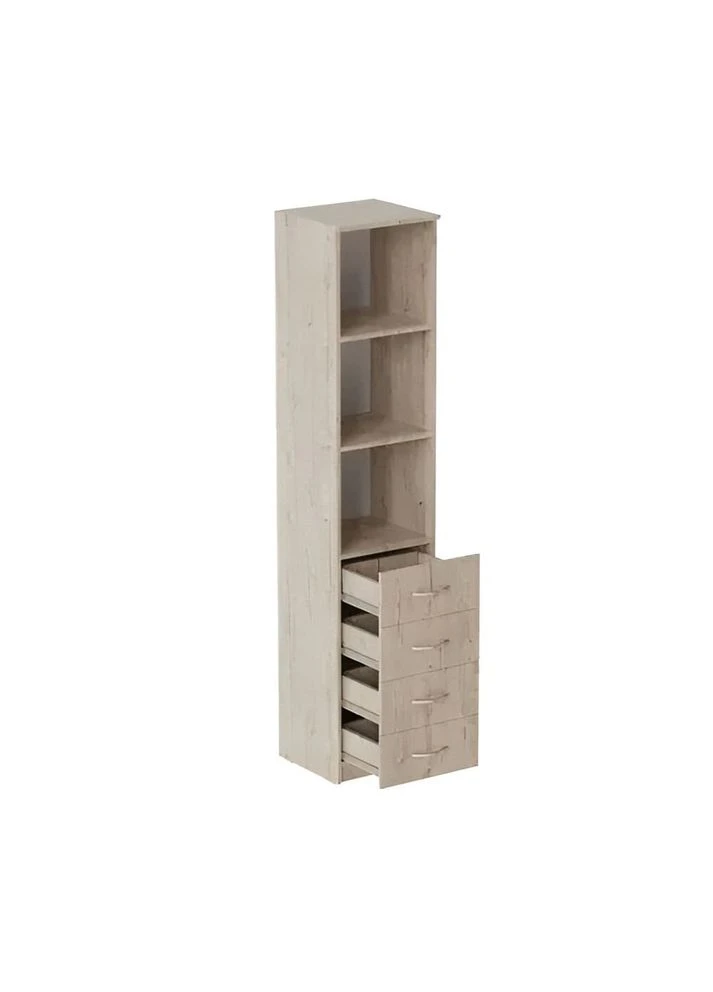 Пенал Анжело на 3 полиці з 4 ящиками 1900x400x380 ДСП 16 мм (FRD-104924) Ferrum-decor (353500774)