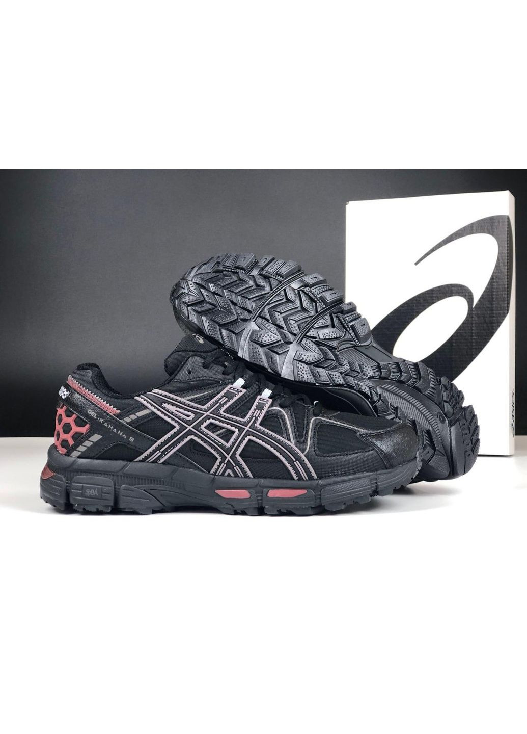 Черные зимние черные термо мужские кроссовки осень/зима No Brand