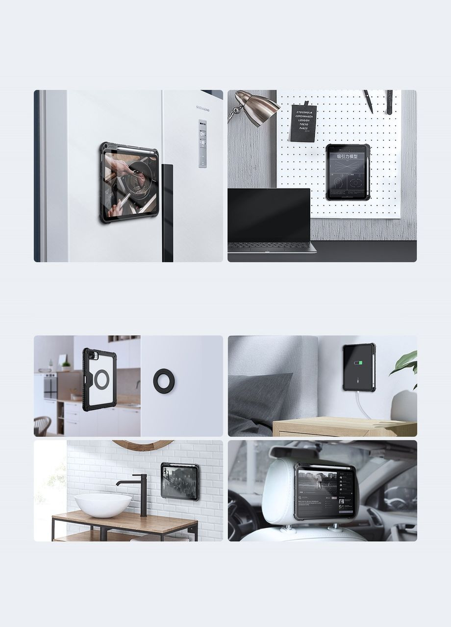 Чохол книжка Bumper SnapSafe для Apple iPad 10th Gen 10.9'' (2022) Black Nillkin (324234833)