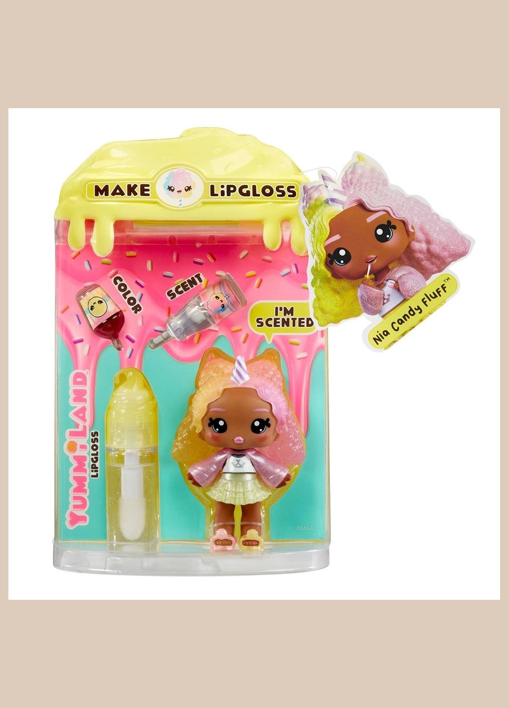 Кукла Ния Кенди Флафф с блеском для губ 525462 Yummiland (326805779)