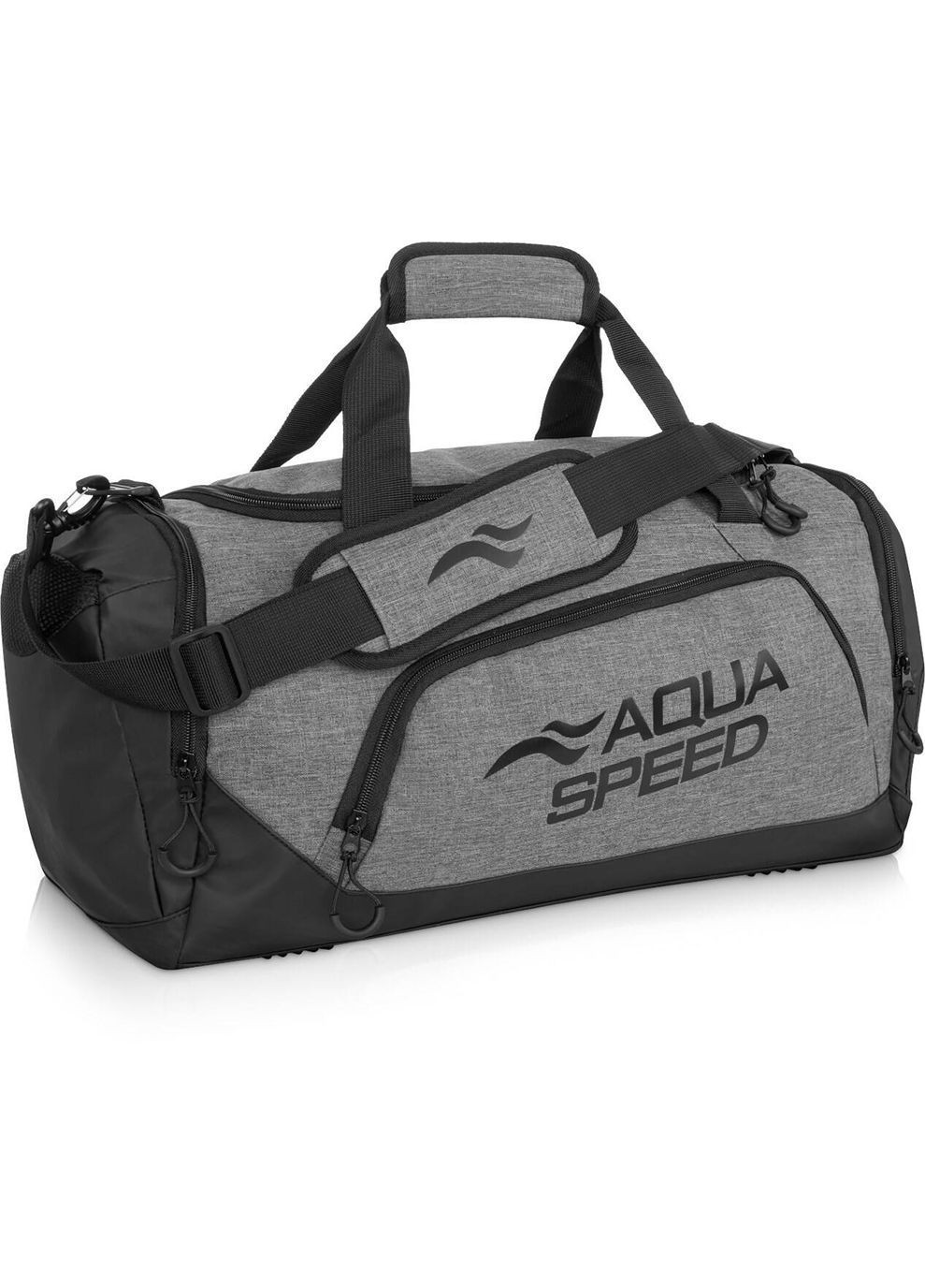 Cумка Duffel bag M 60146 Серый, Черный 48x25x29см Aqua Speed (282316171)