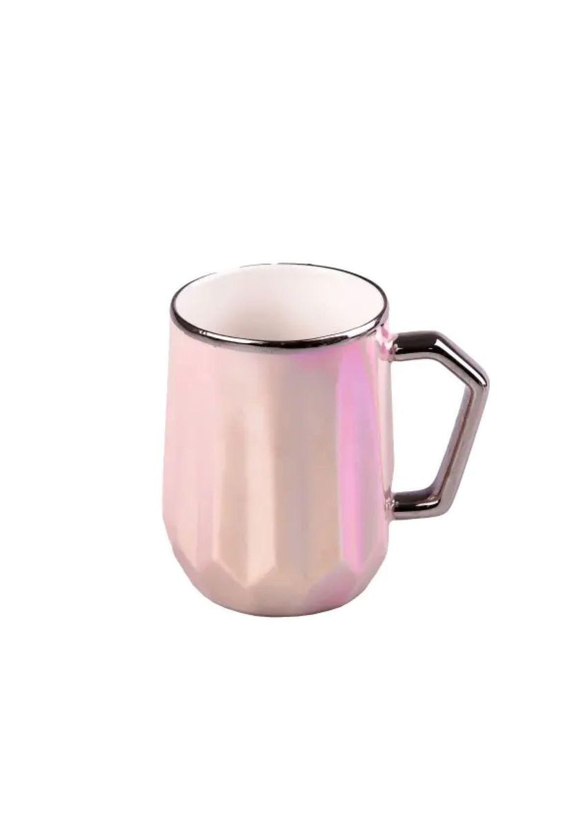 Чашка керамическая Glaze 450мл в зеркальной глазури чашки для кофе HPCYM0885P Happy Life (351431829)