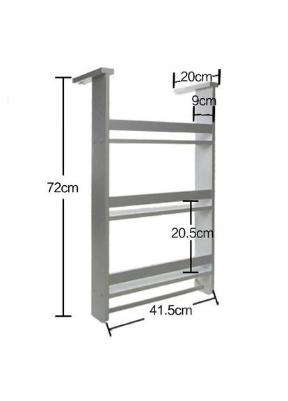 Полиця на холодильник з дерева Ситвіл капучино (ПХО-000509) No Brand (327850627)