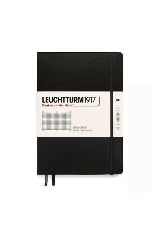 Блокнот, Composition (B5), черный, клеточка Leuchtturm1917 (269901104)