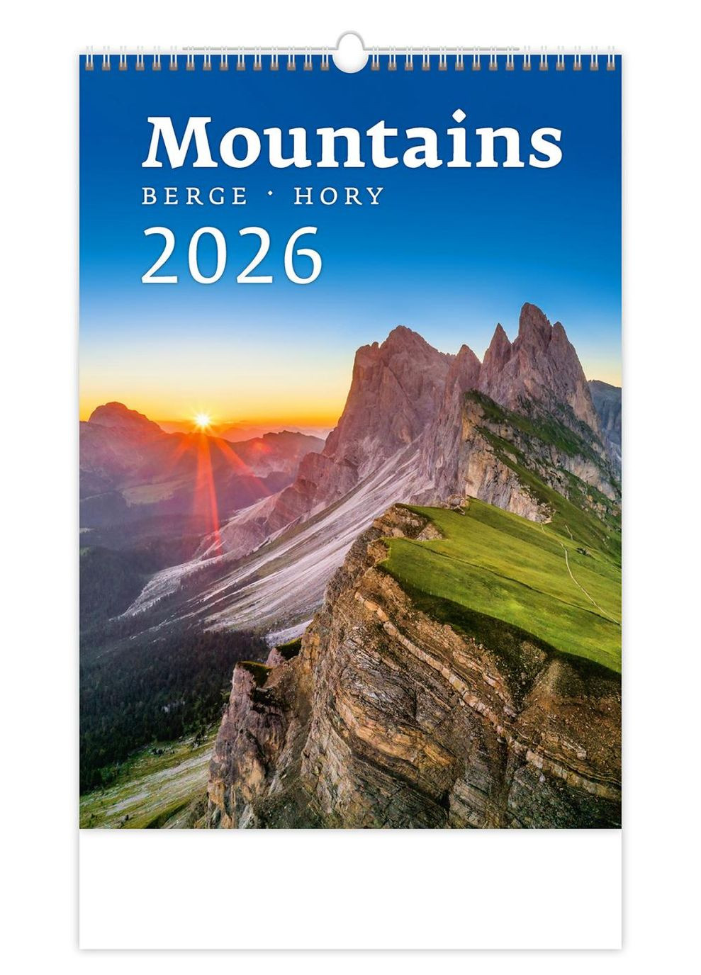 Календар HELMA 2026 31,5 х 45 см Mountains Helma 365 (361855113)