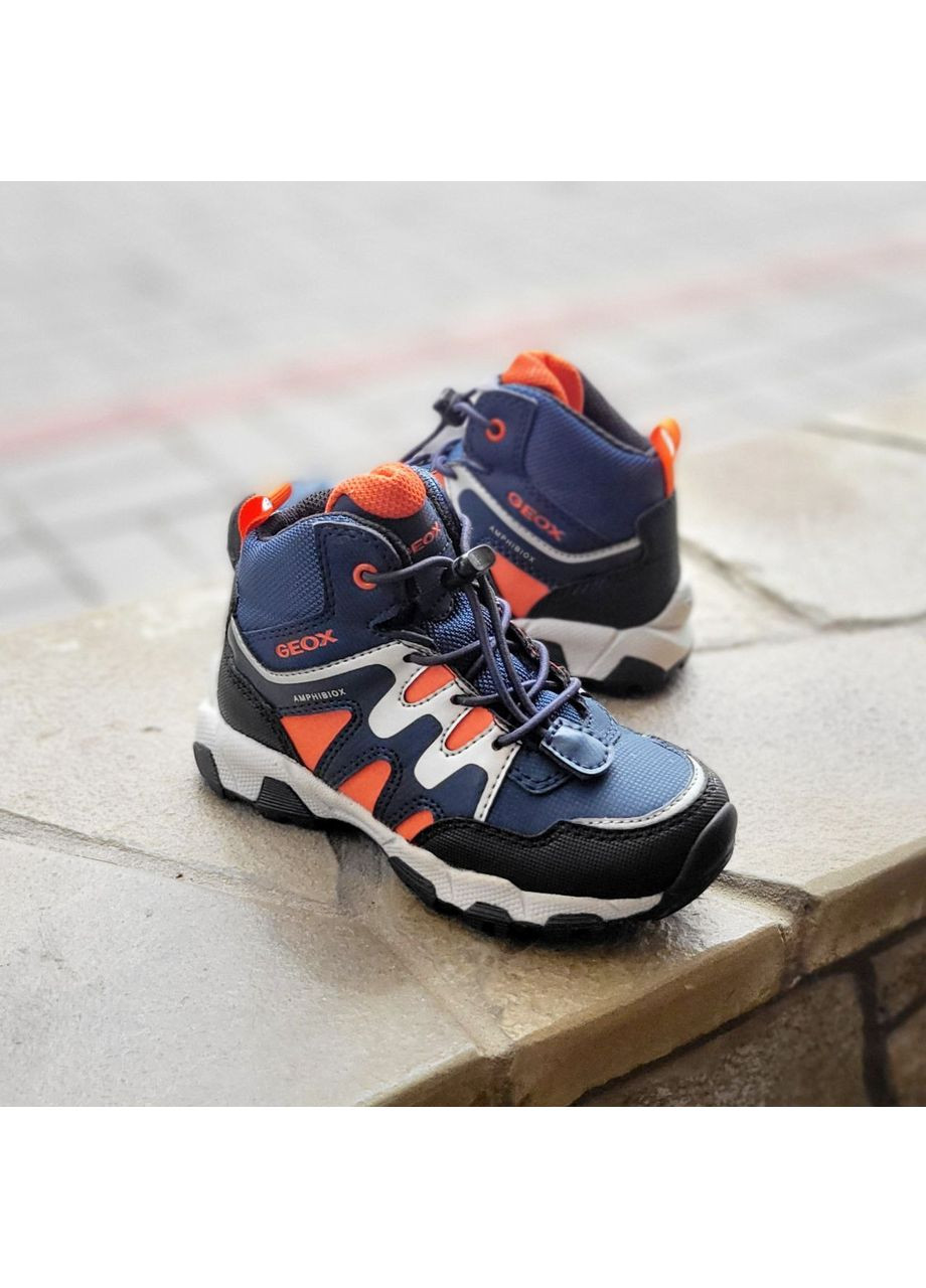 Демісезонні черевики на еластичній шнурівці Magnetar ABX Geox (360893212)