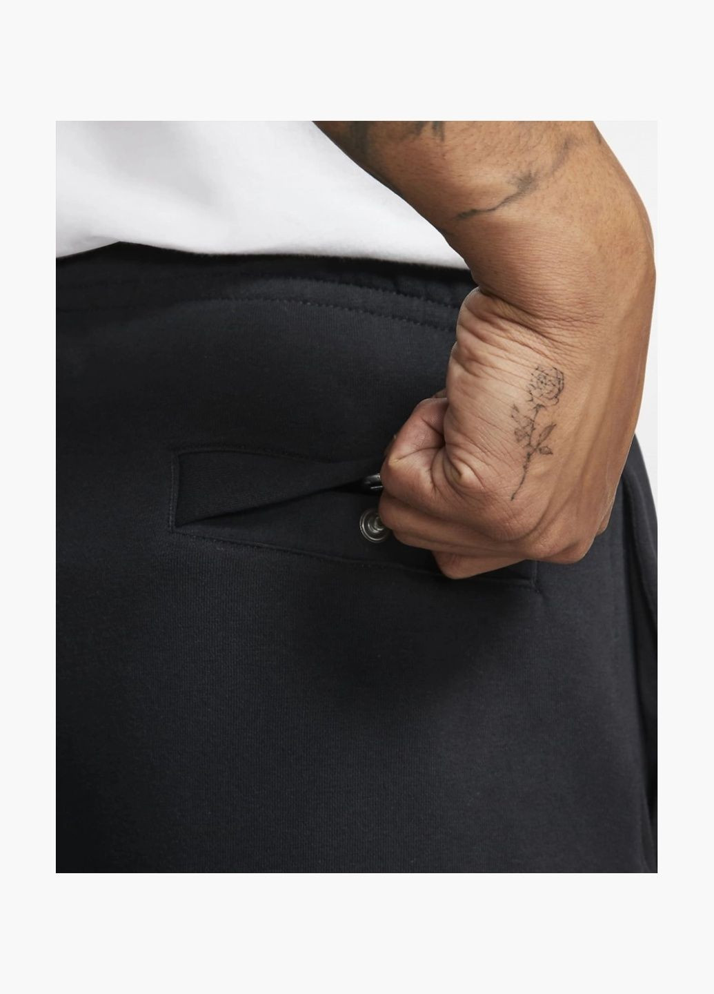 Черные демисезонные брюки Nike