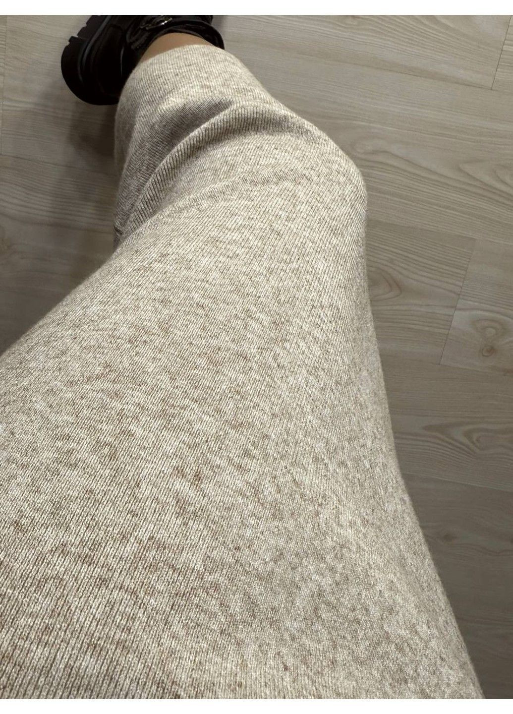 Спідниця жіноча 8631 вʼязана міді з розрізом Accorddream (362194008)