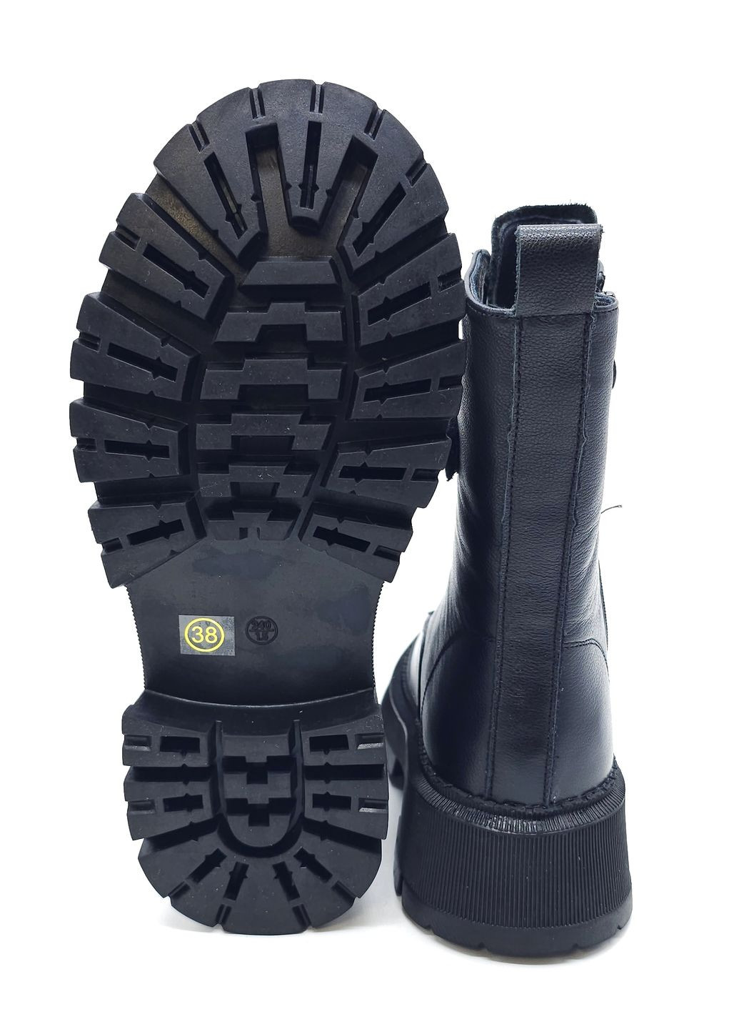 Жіночі черевики зимові чорні шкіряні L-16-24 25 см (р) Lonza (266777901)