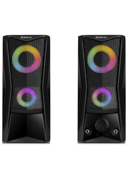 Акустическая система (EL121100017) Real-El S-107 USB Black (366157518)