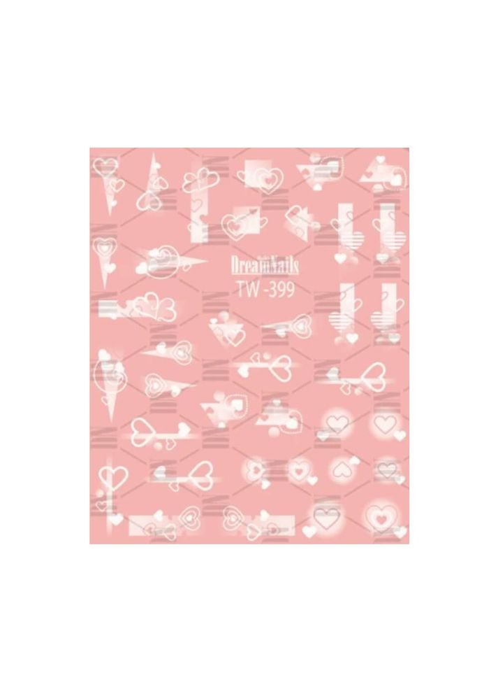 Слайдери TW 399 Серця Dream Nails (352169196)
